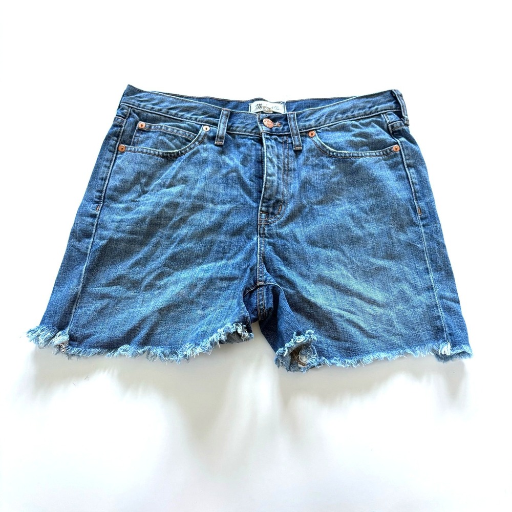 Madewell Women's Size 28 Denim Blue Jean Shorts Cutoffs 5" Inseam